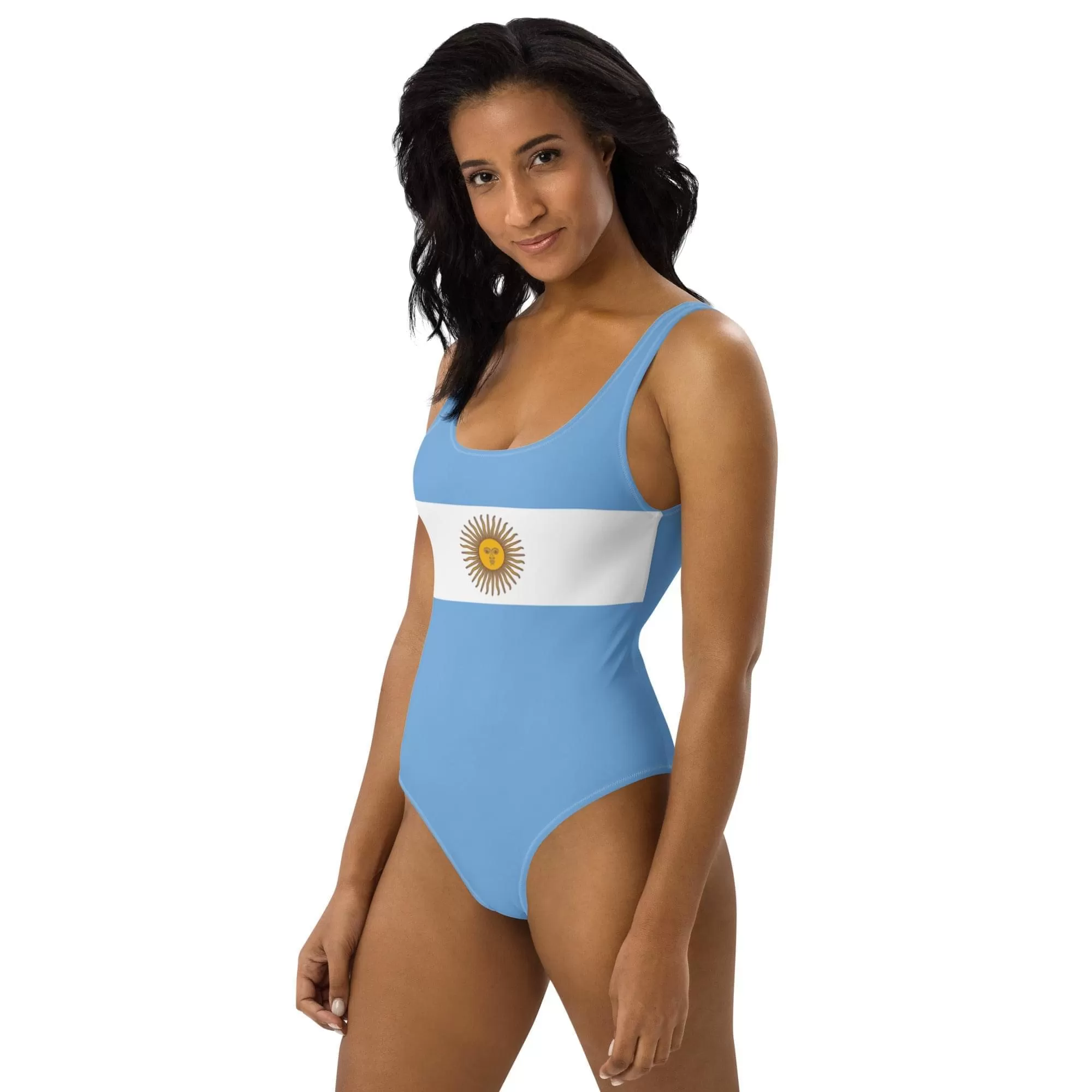 Argentina Flag Swimwear / One-Piece Swimsuit For Patriots