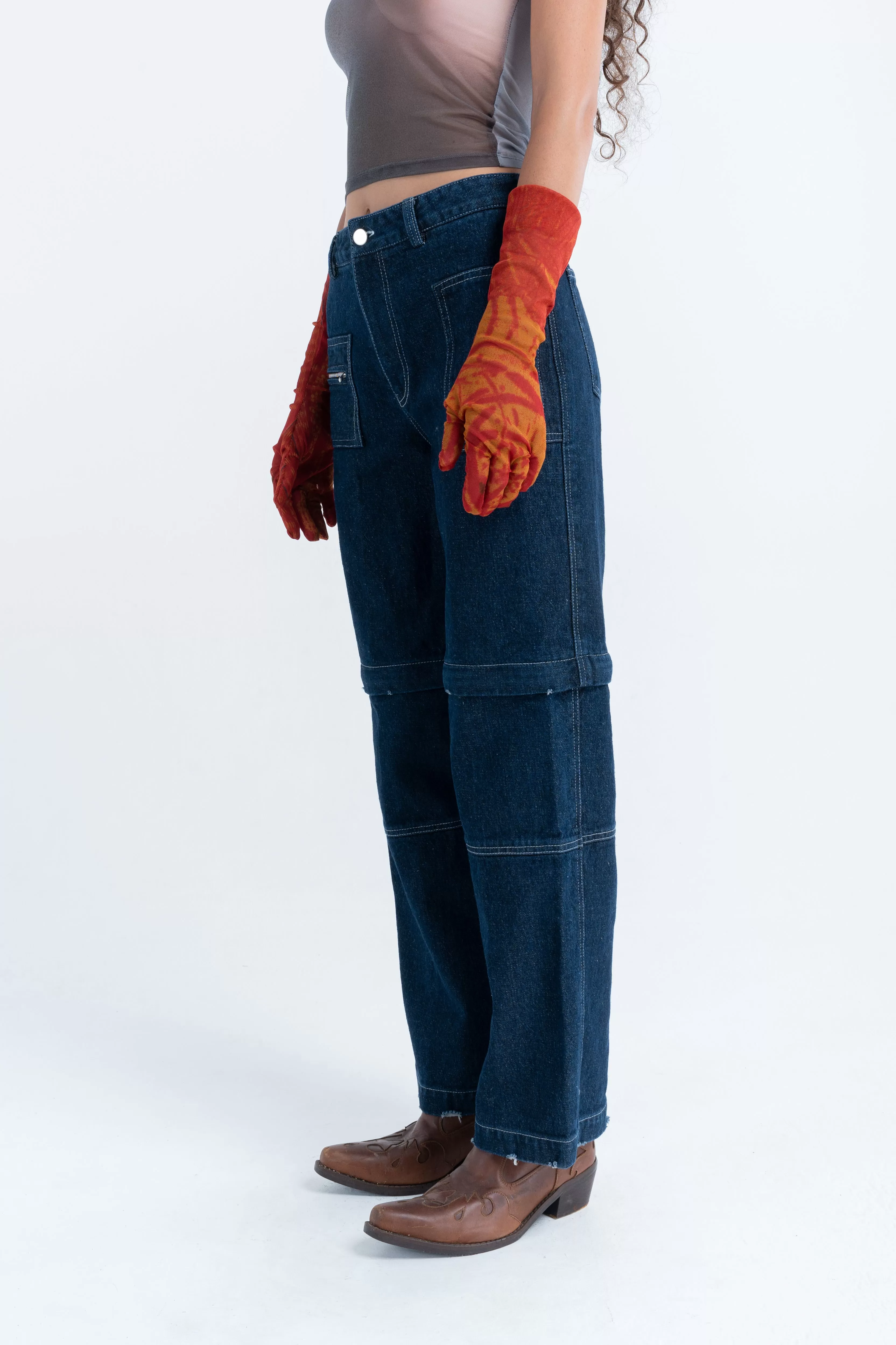 Arthur Apparel - Duo Zip Pant - Denim