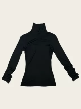 Audrey Turtleneck Top in Modal Cashmere