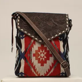 AZTEC FRINGE CONCEAL CARRY CROSSBODY BAG