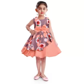 Baby Girls Frock Dress Floral Printed