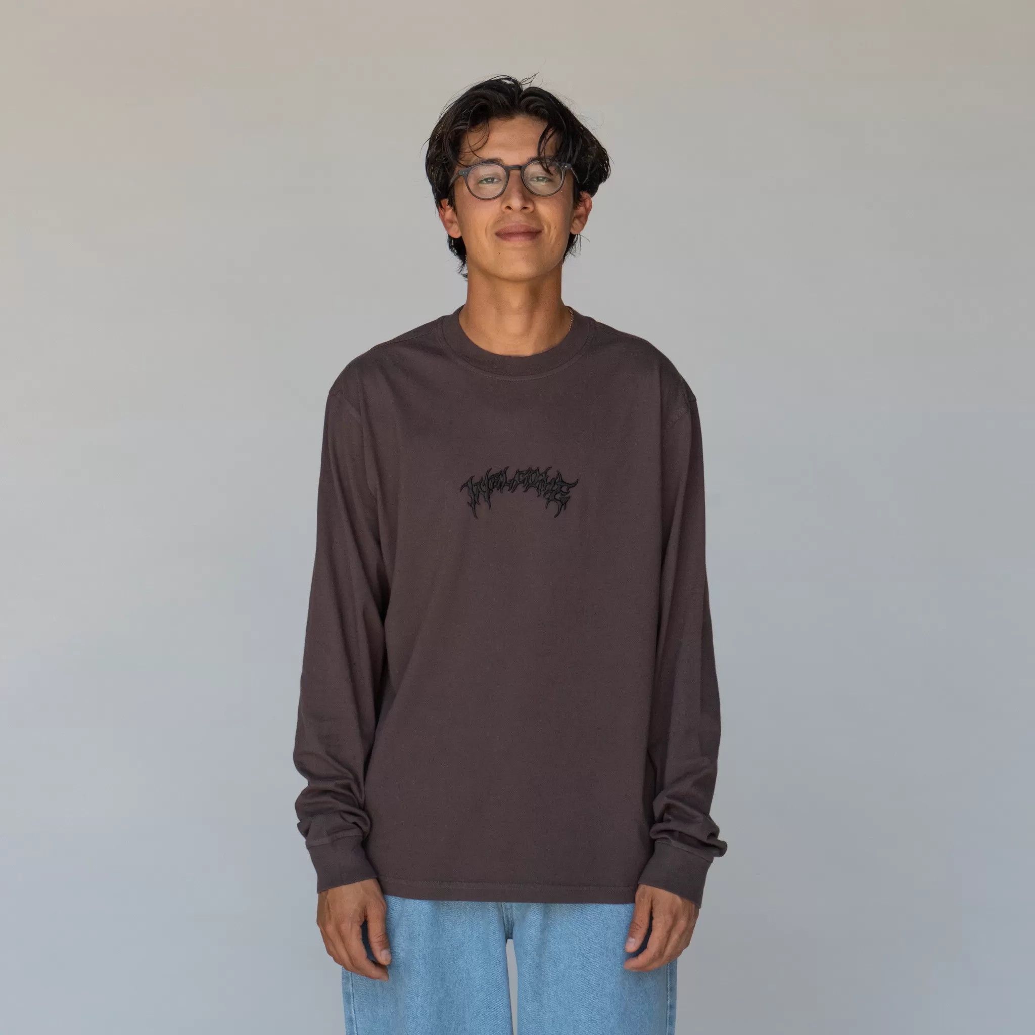 Barb Garment-Dyed Long Sleeve Knit