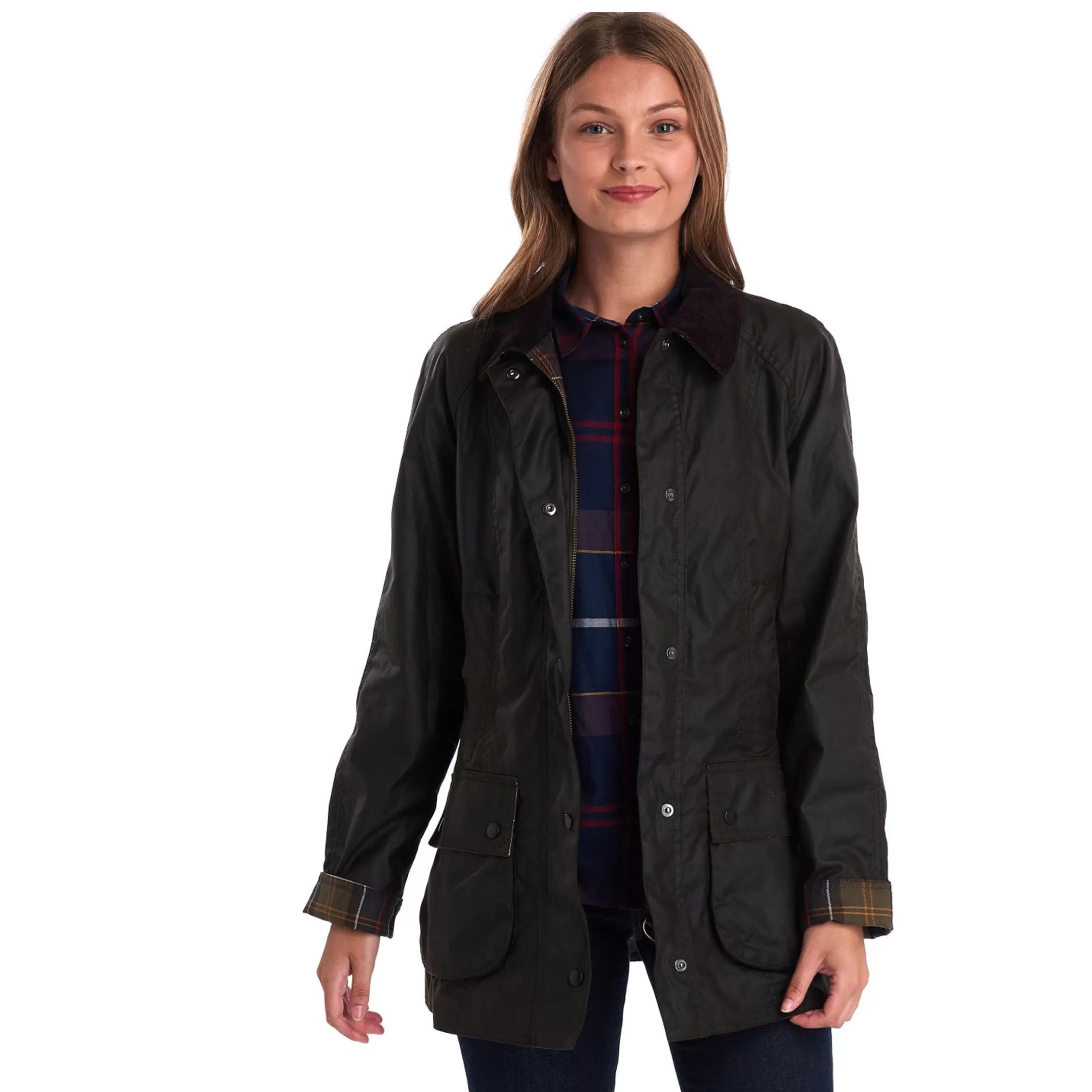 Barbour Classic Beadnell Wax Jacket - Olive