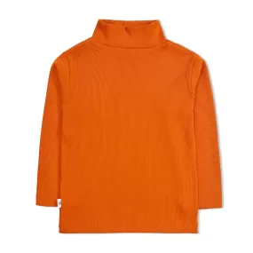 Basic Orange High Neck