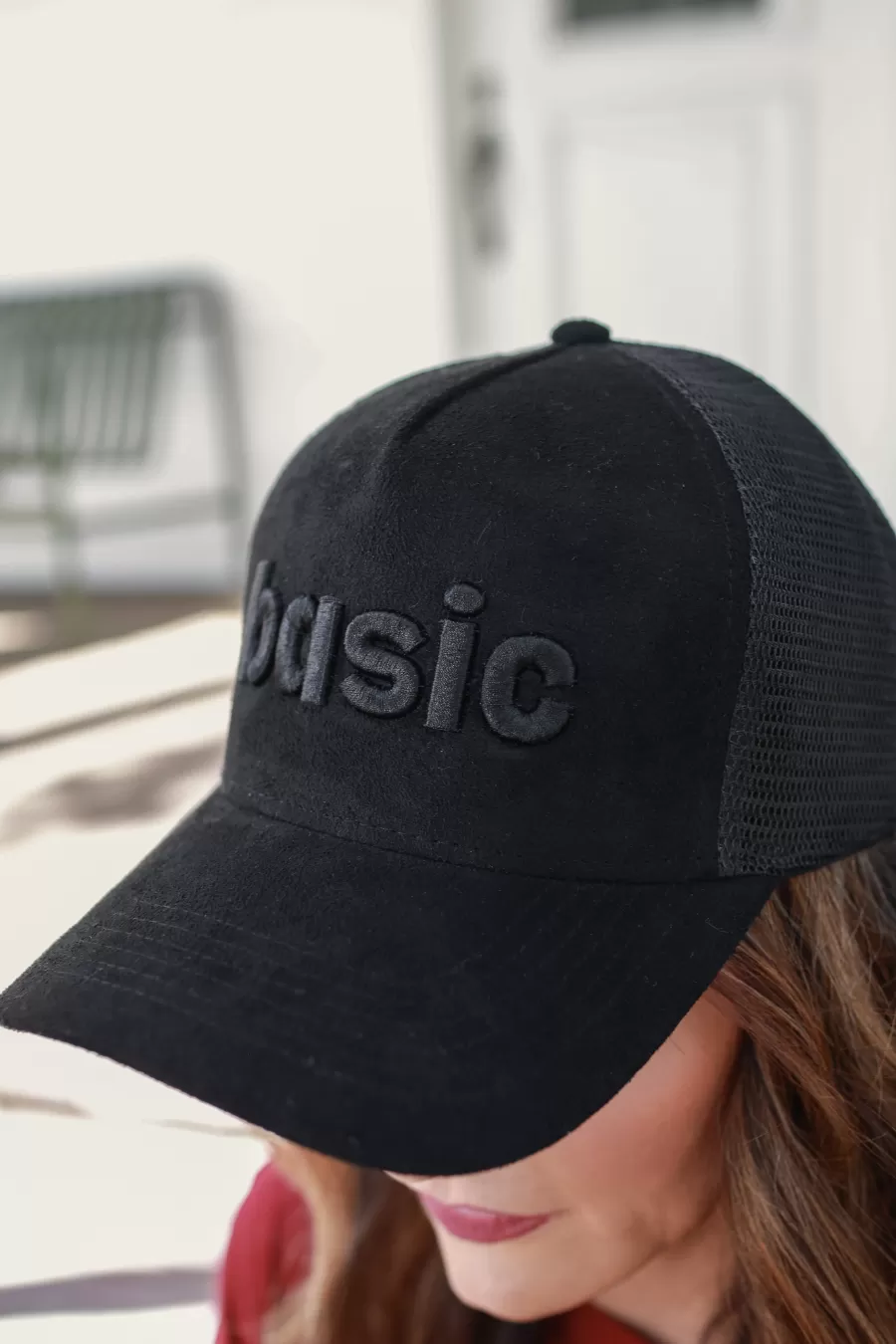 Basic Suede Trucker Hat