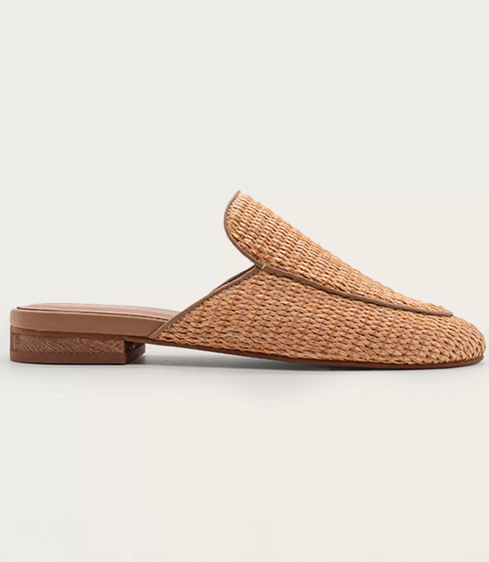 Basketweave Mules