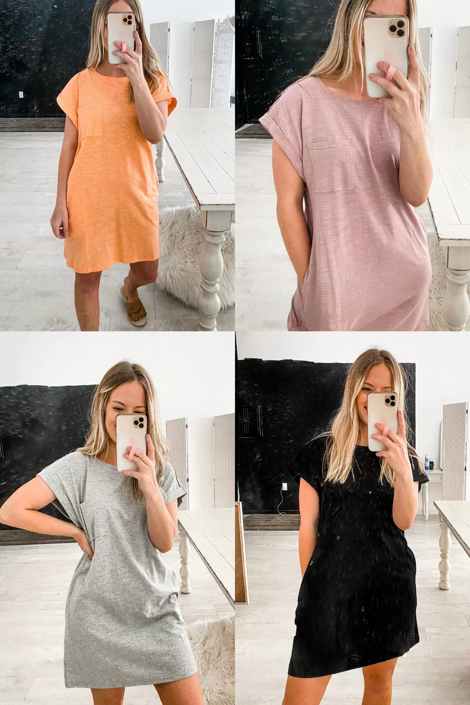 Baylor Basic Pocketed T-Shirt Dress | 5 COLORS | FINAL SALE