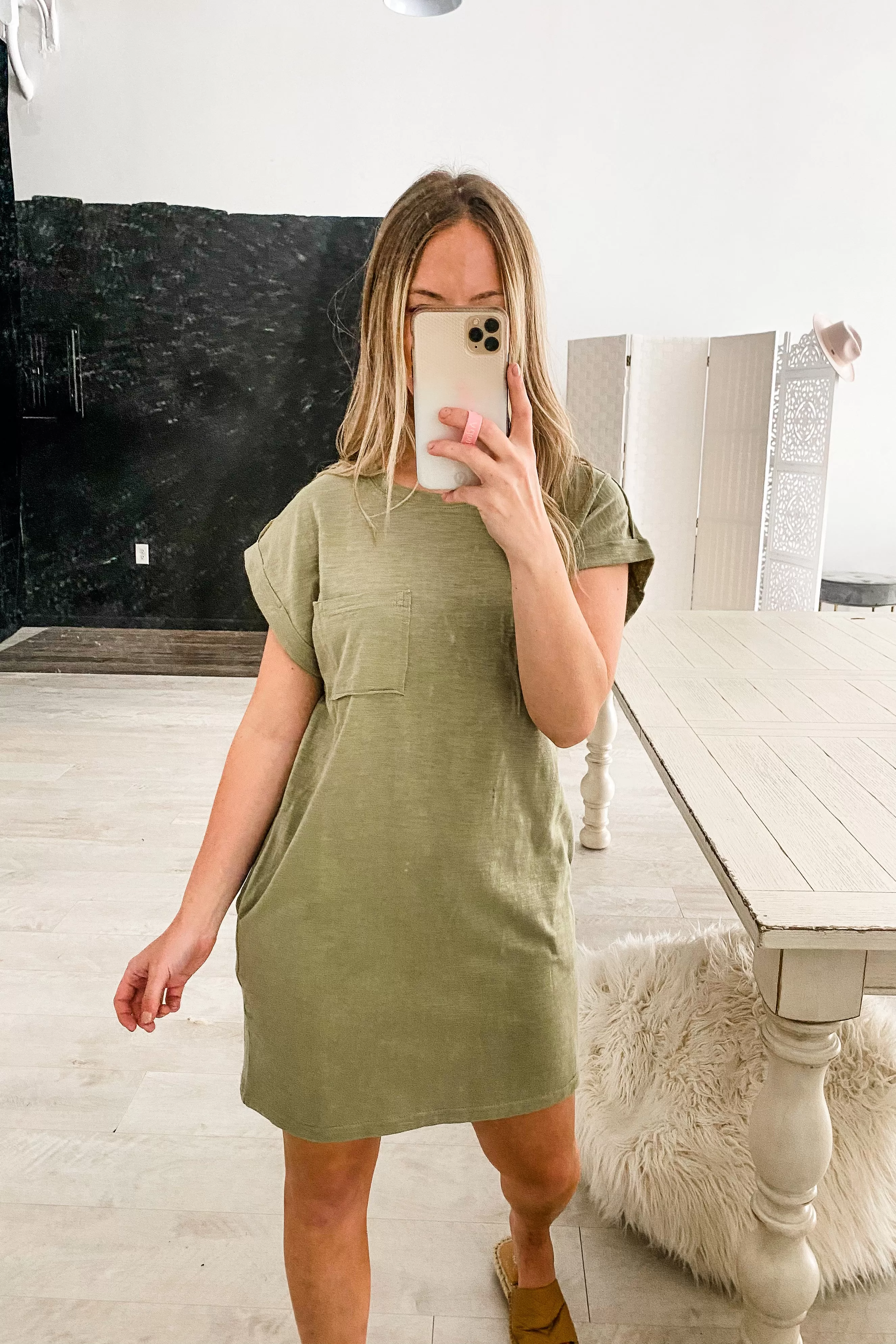 Baylor Basic Pocketed T-Shirt Dress | 5 COLORS | FINAL SALE