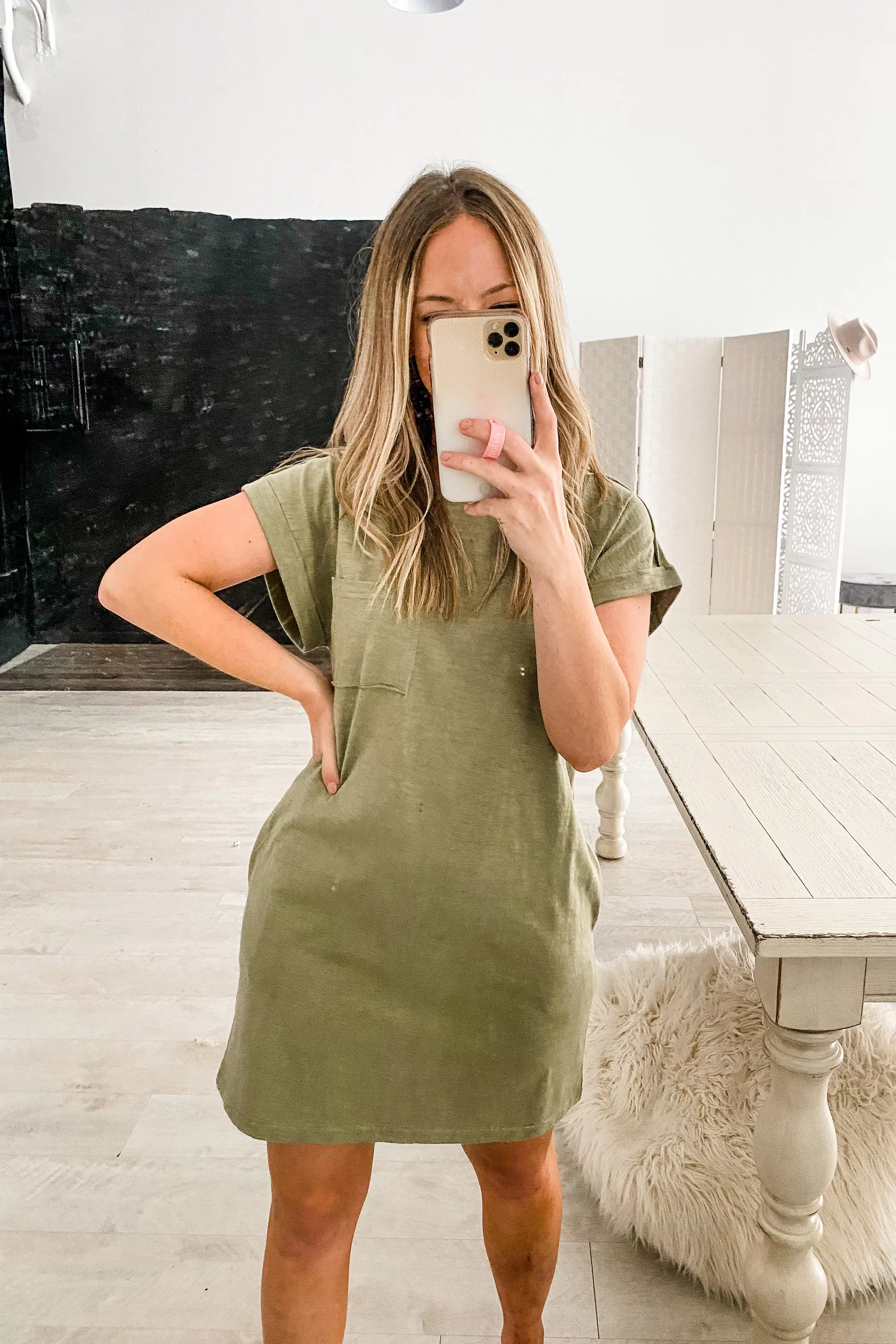 Baylor Basic Pocketed T-Shirt Dress | 5 COLORS | FINAL SALE