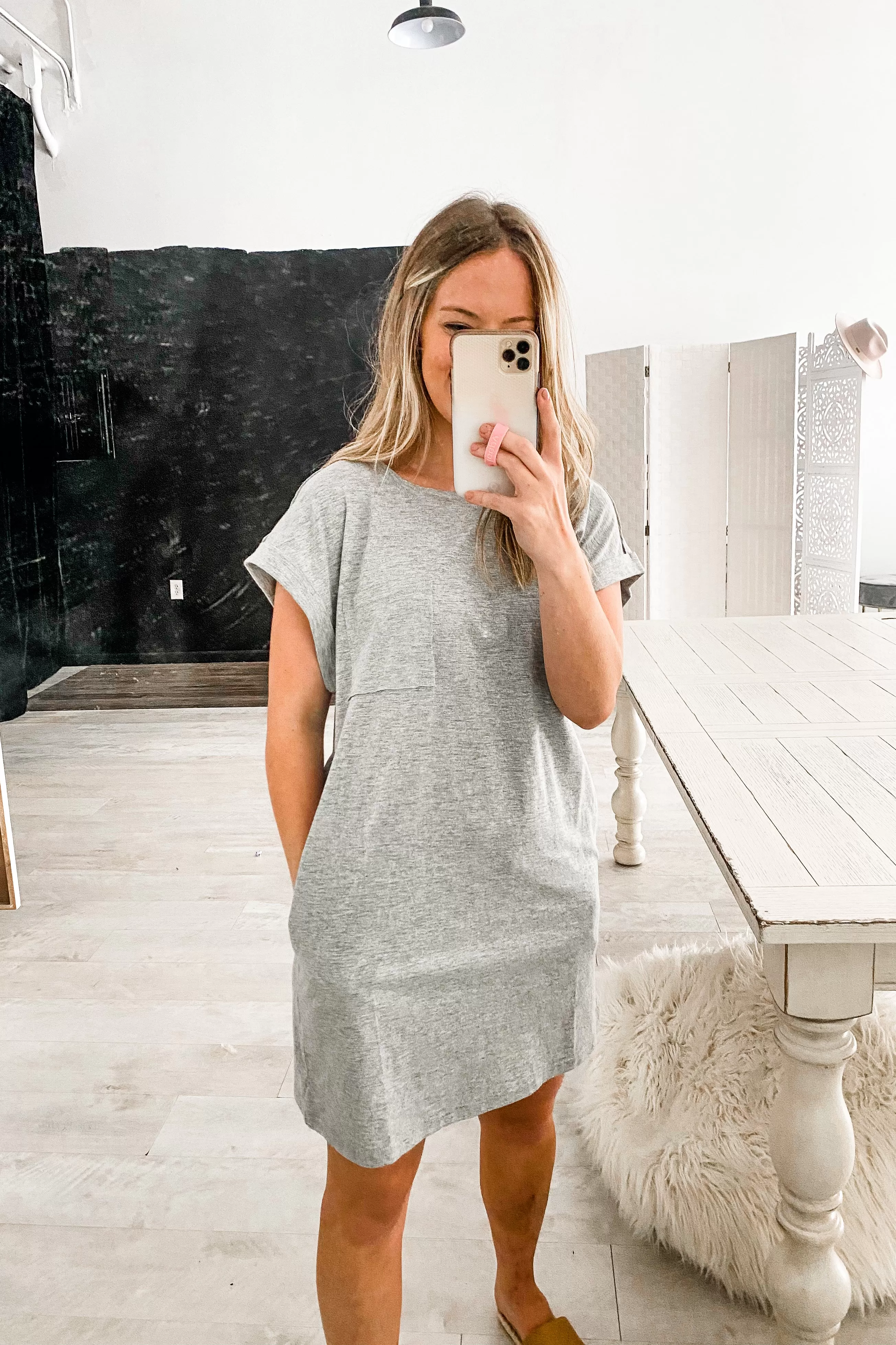 Baylor Basic Pocketed T-Shirt Dress | 5 COLORS | FINAL SALE