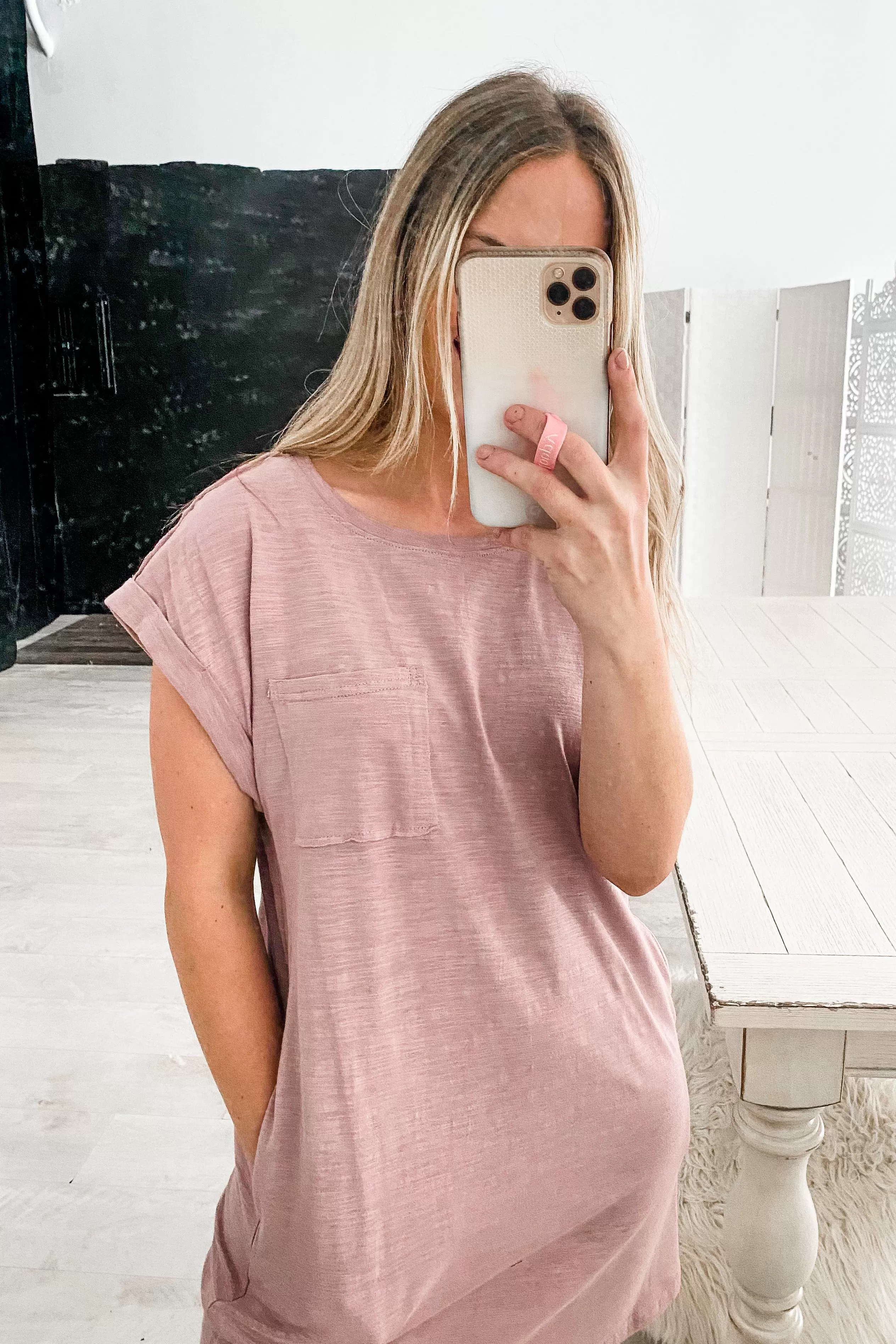 Baylor Basic Pocketed T-Shirt Dress | 5 COLORS | FINAL SALE