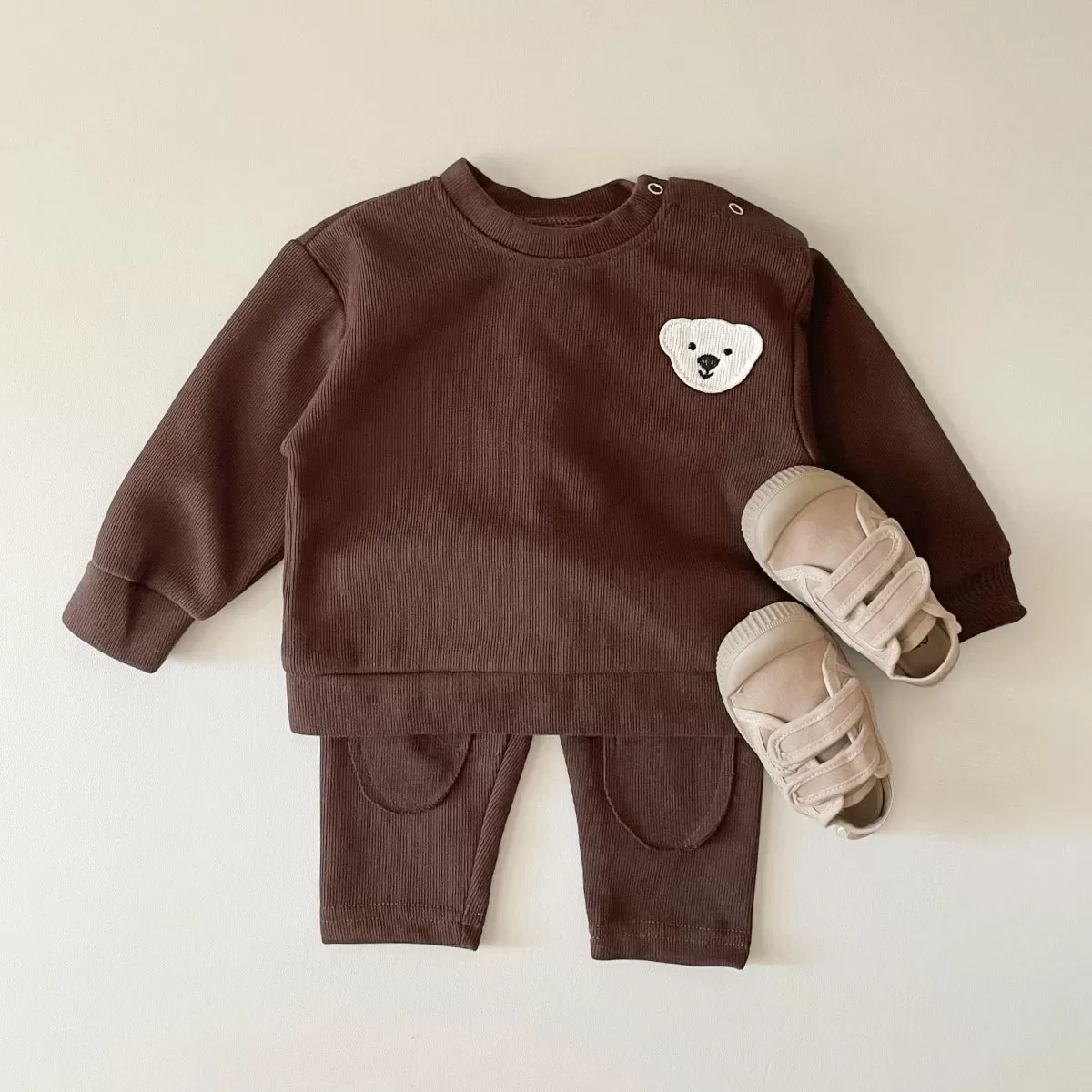 Bear & Goose Embroidered Set