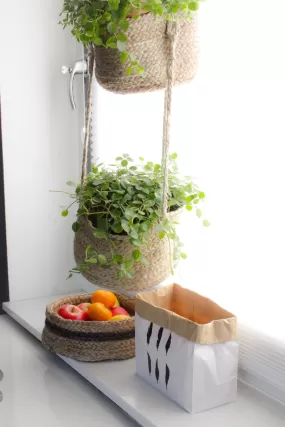 BELAY - HANGING JUTE BASKET