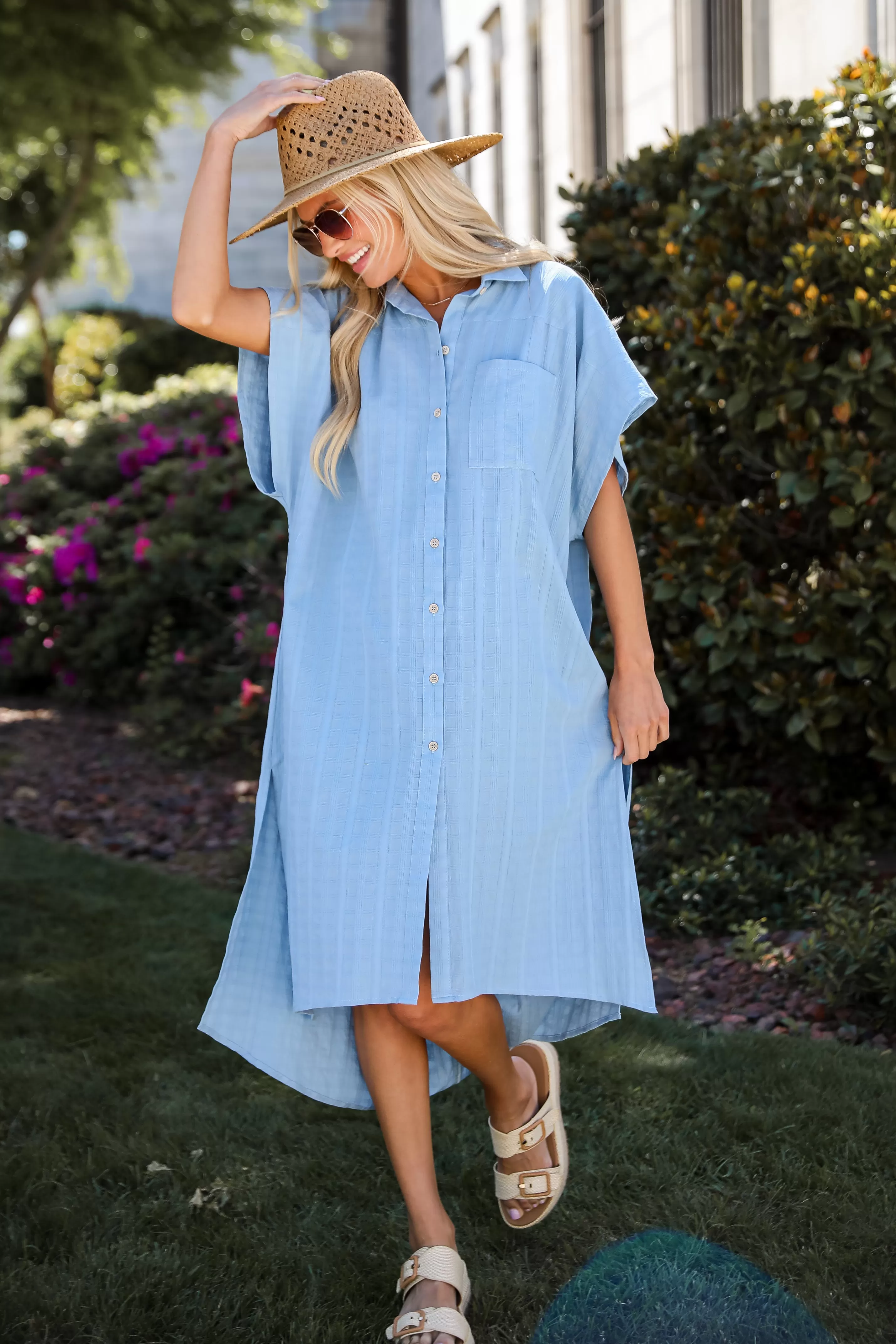 Best Presence Chambray Midi Dress