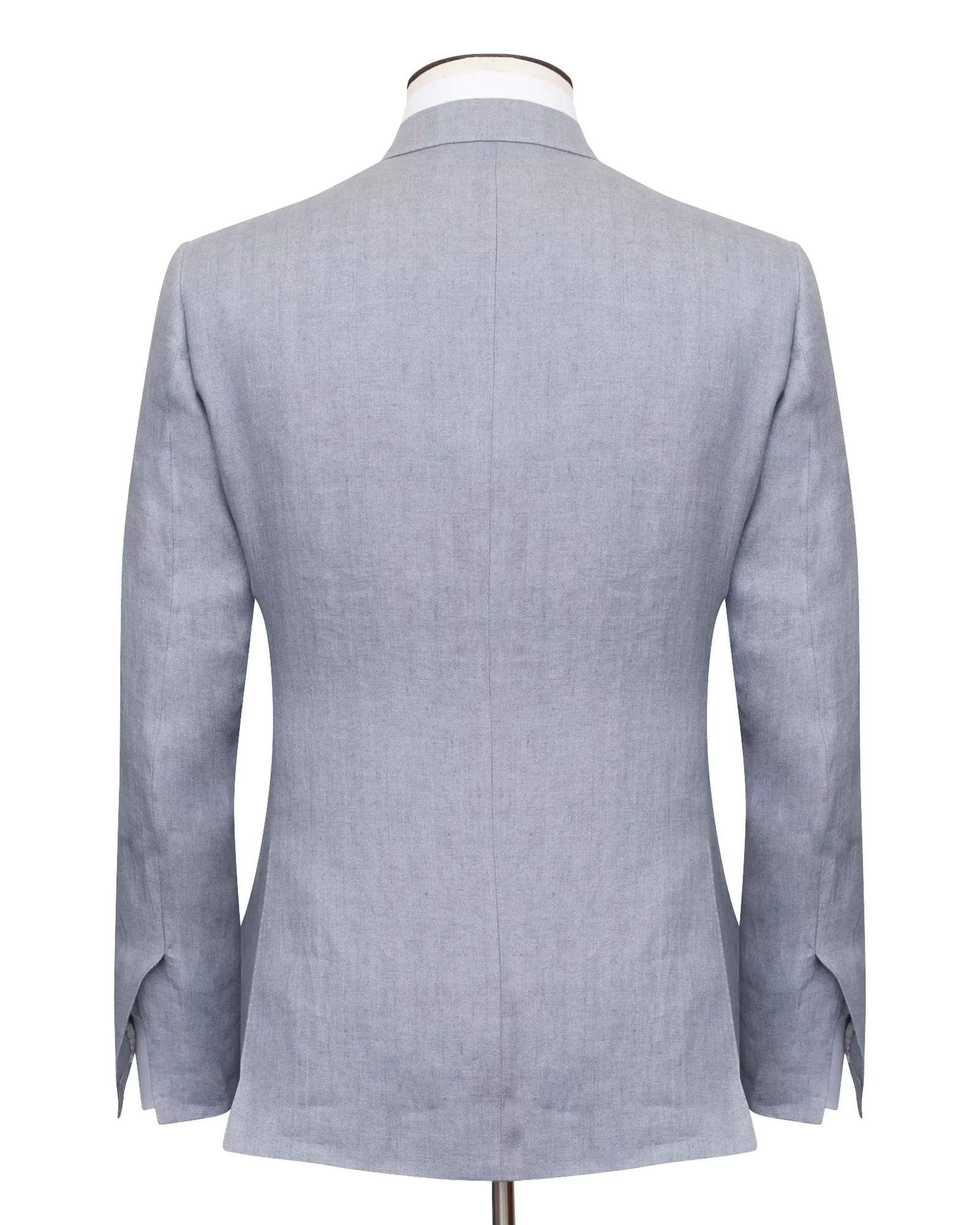 Birch Grey Dresano Pegaso Herringbone Linen Suit