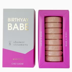 BirthYAY Babe Grapefruit Shower Steamers