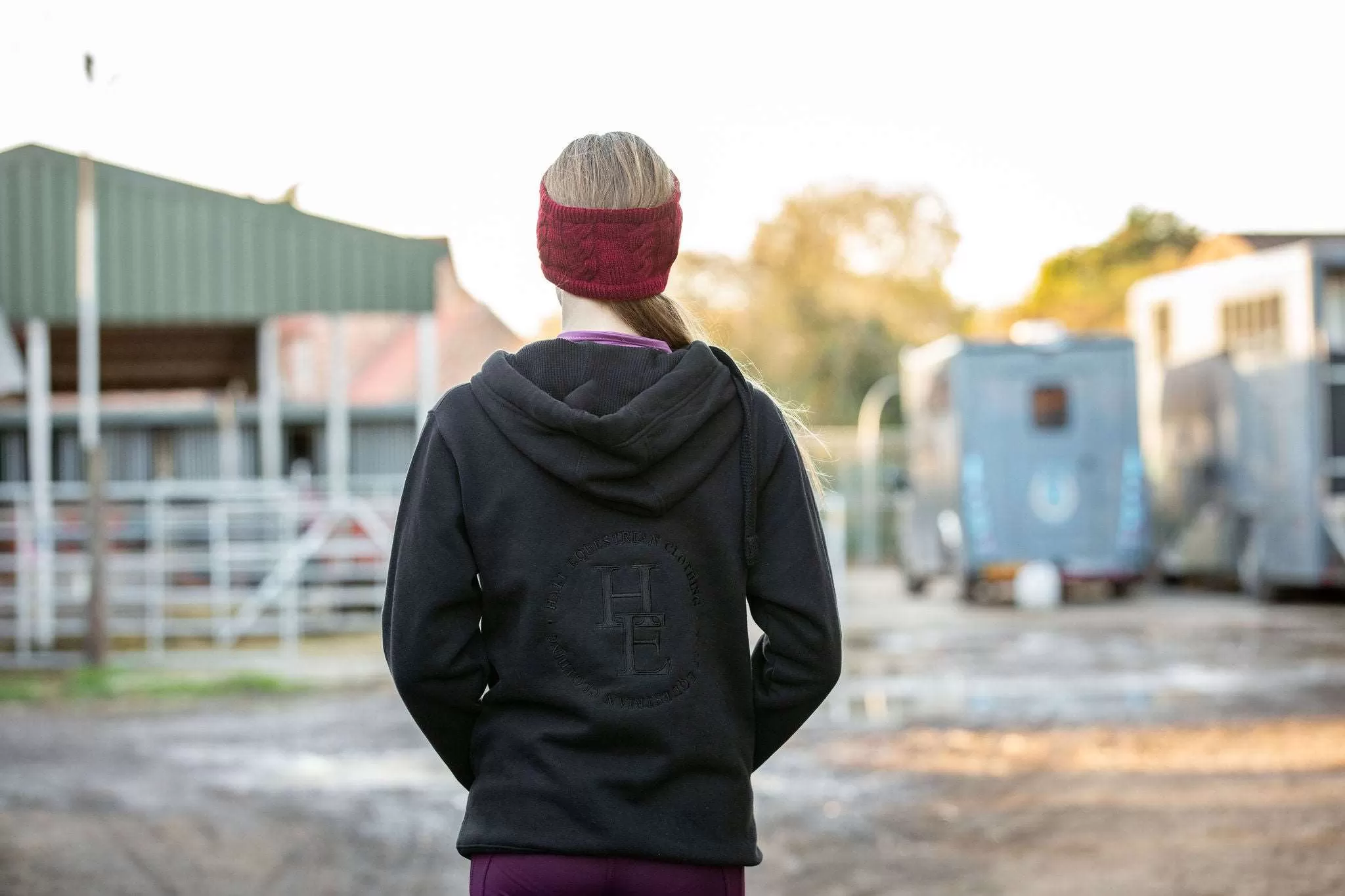 Black Riding Hoody