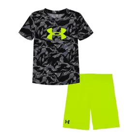 Boys' Under Armour Toddler Printed T-Shirt & Short Set