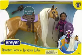 Breyer Freedom Charm Quarter Horse & Gabi Western Rider - TBC61146