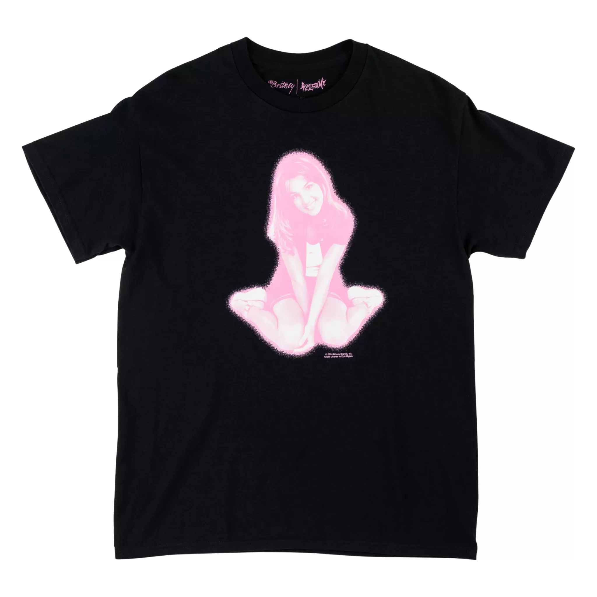 Britney Spears X Welcome - Flower tee - Black