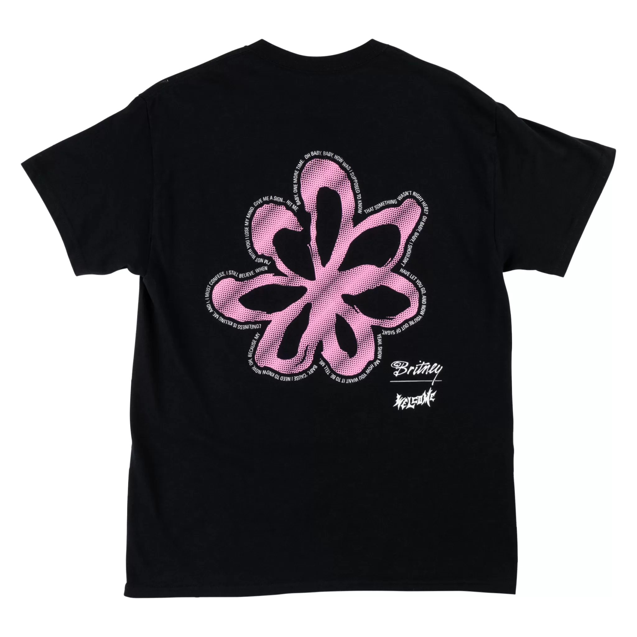 Britney Spears X Welcome - Flower tee - Black