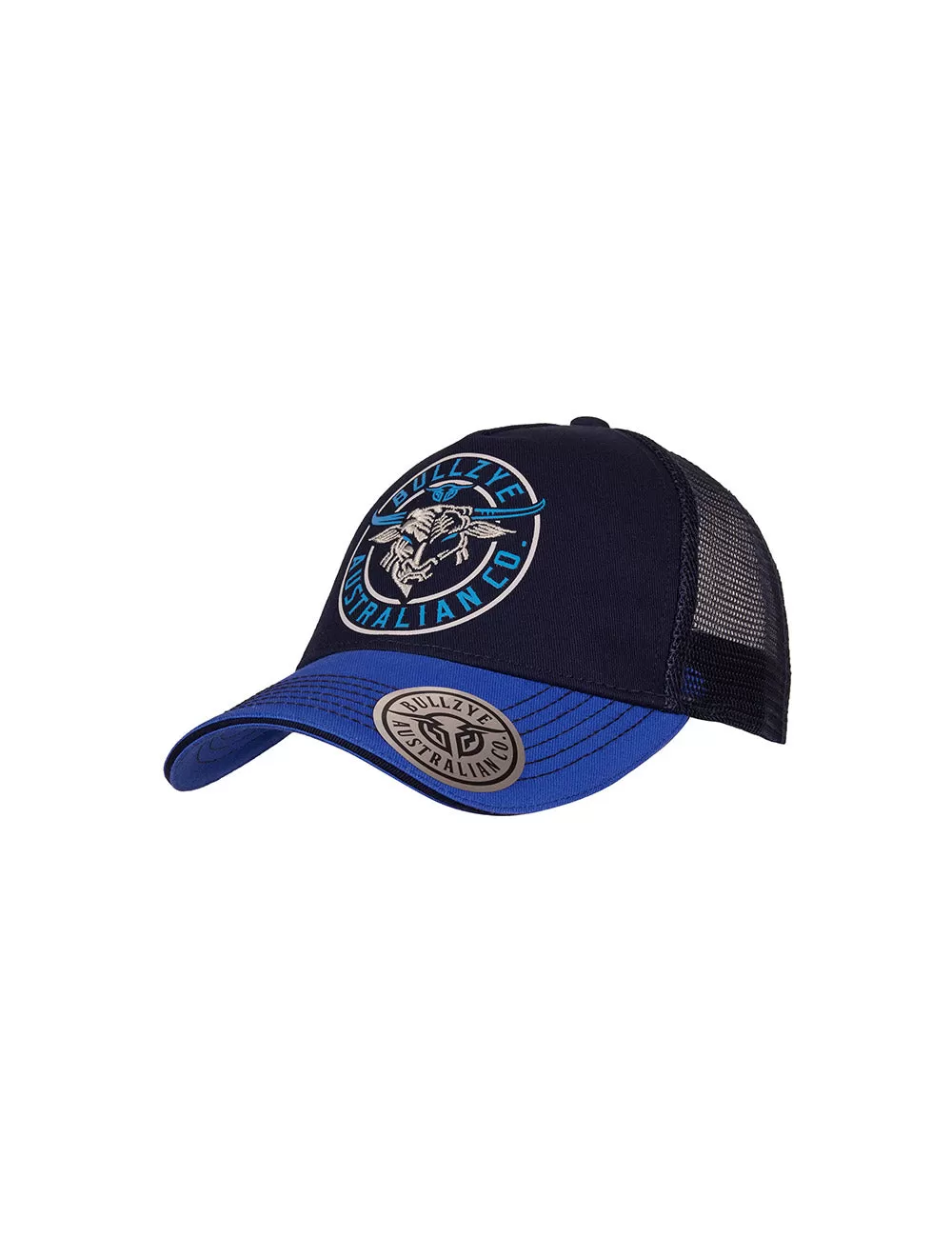 Bullzye Kids Alan Trucker Cap - Navy/Royal - B3S3947CAP