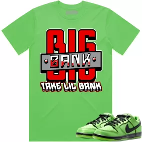 Buttercup PowerPuff Girls Dunks Shirt to Match - RED BIG BANK