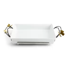 Butterfly Ginkgo Casserole Dish