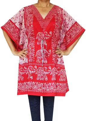 Caftan Printed Womens Tunic Beach Dress