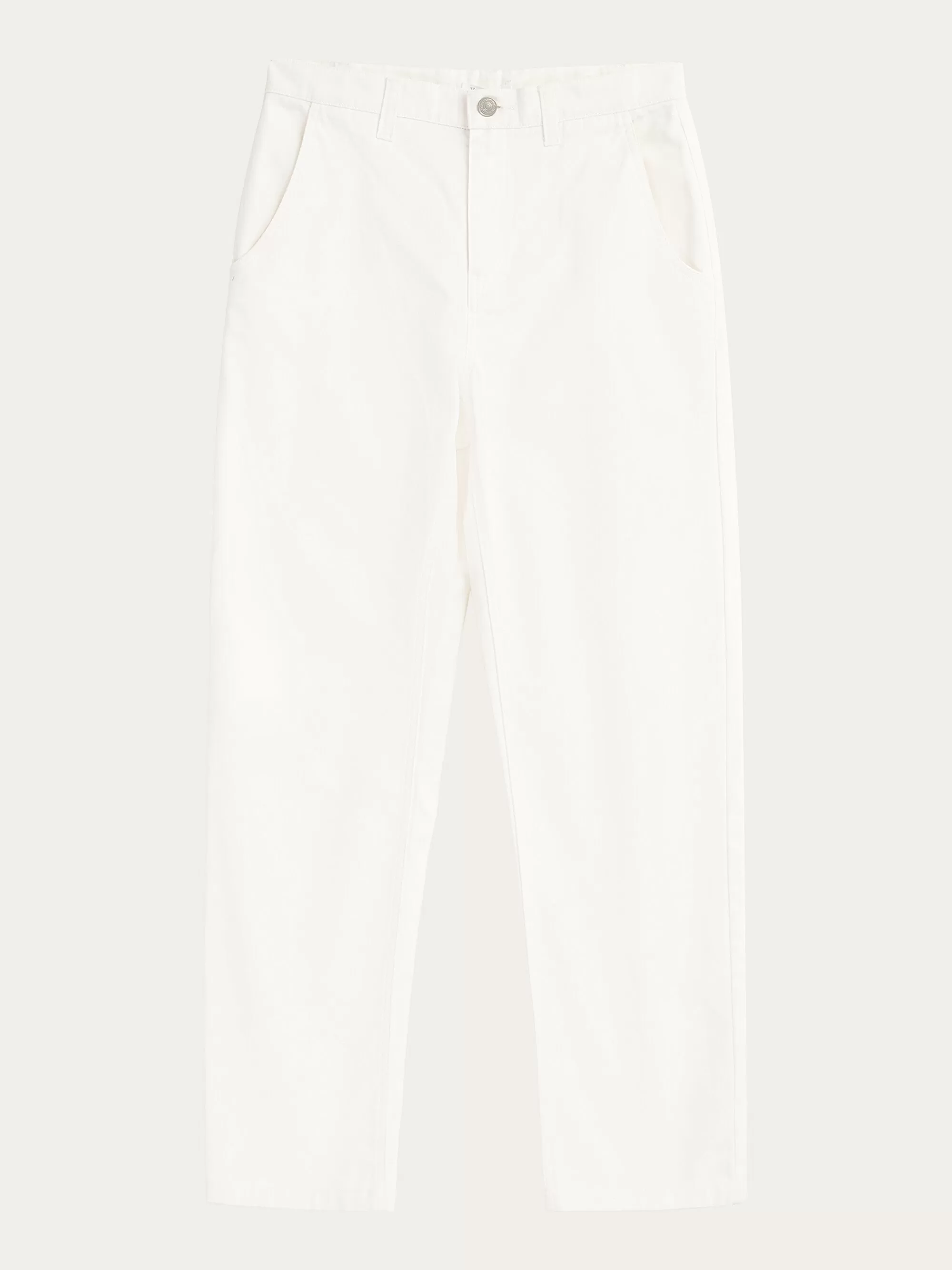 CALLA tapered canvas pant - Star White