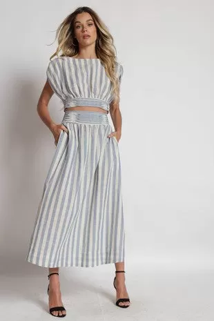 Cambria Linen Skirt