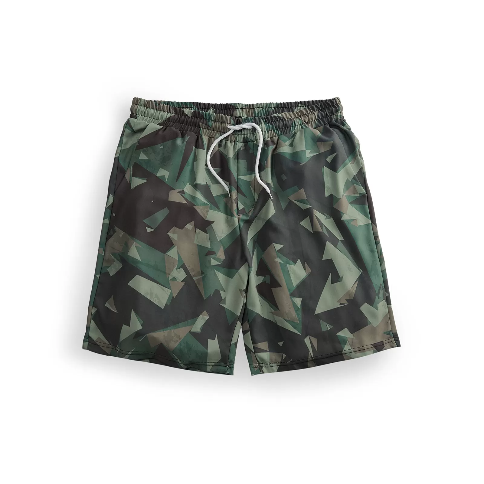 CAMO DIRT-FIGHTING 5'' INSEAM INSEAM BEACH SHORTS