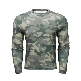 CAMO PRINTED QUICK-DRY LONG SLEEVE T-SHIRT