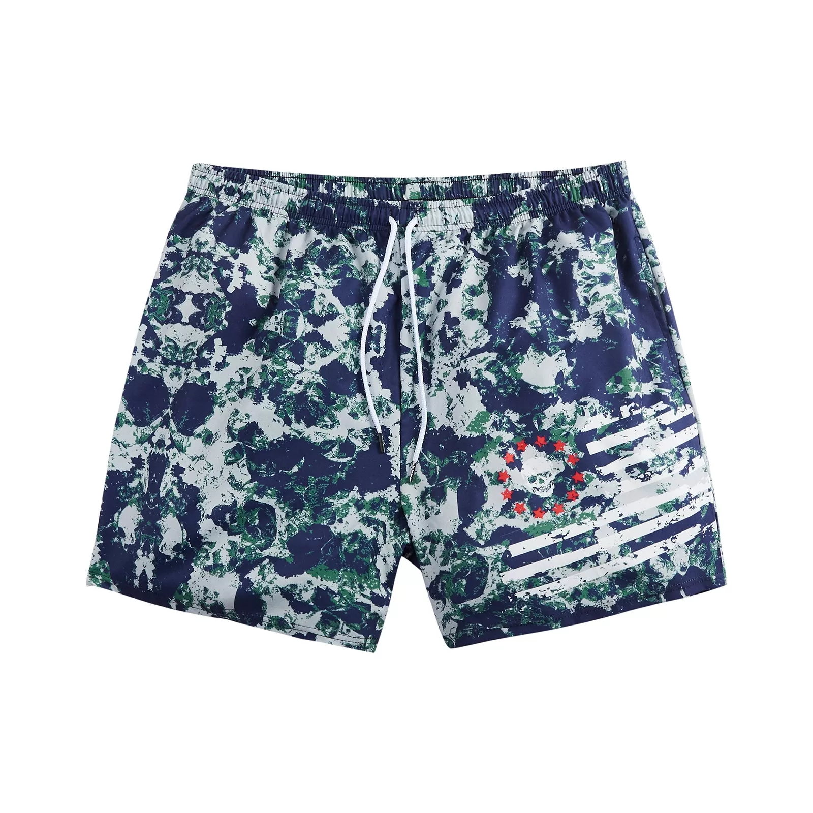 CAMO SKULL TIE-DYED 5'' INSEAM INSEAM TRAINING SHORTS