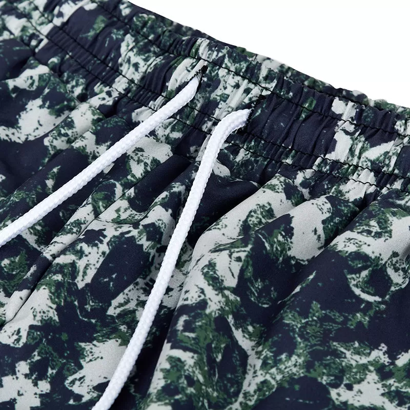 CAMO SKULL TIE-DYED 5'' INSEAM INSEAM TRAINING SHORTS