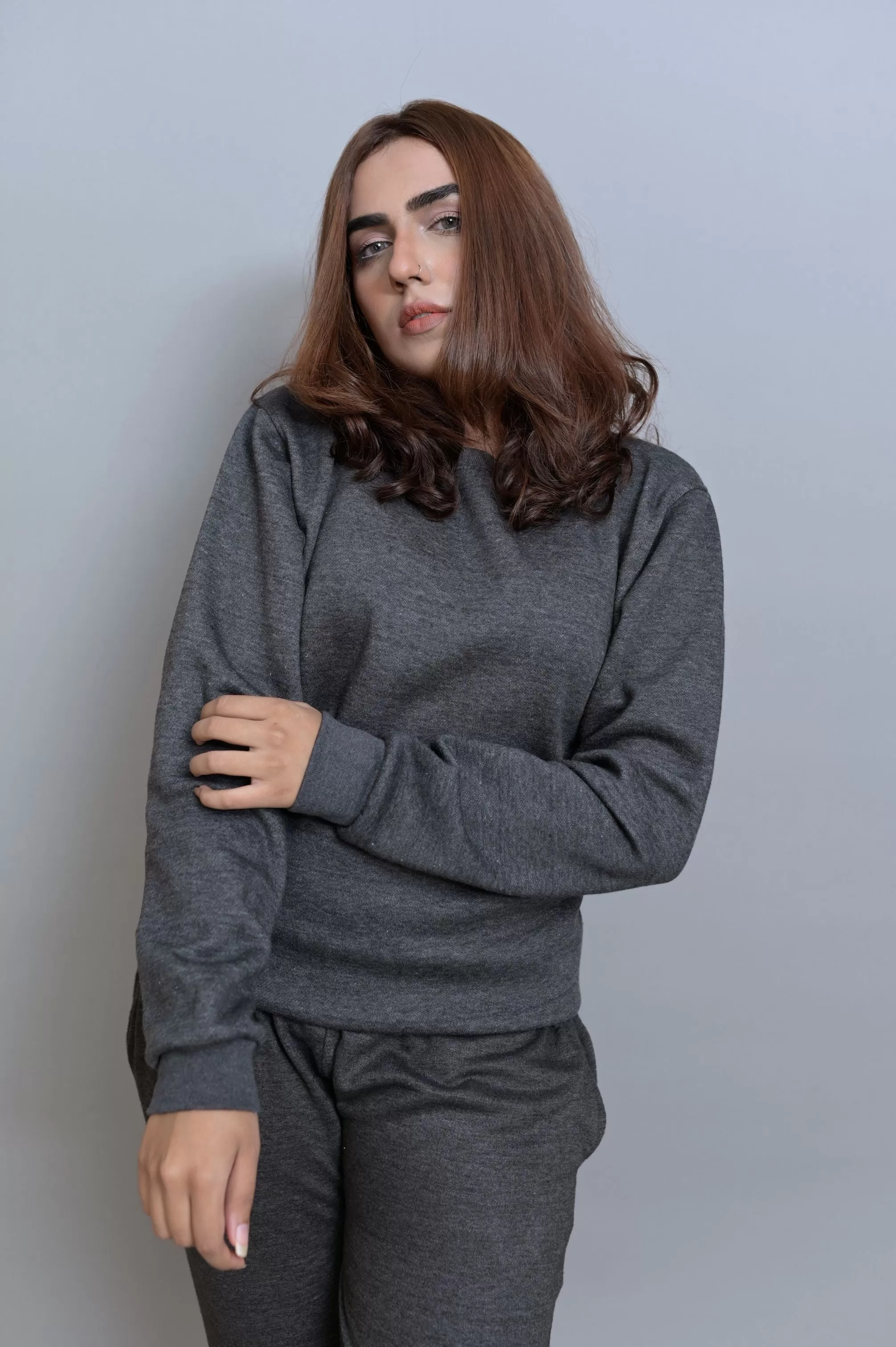 Charcoal Basic Sweatshirt