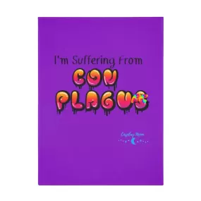 Con Plague Purple Polyester Blanket