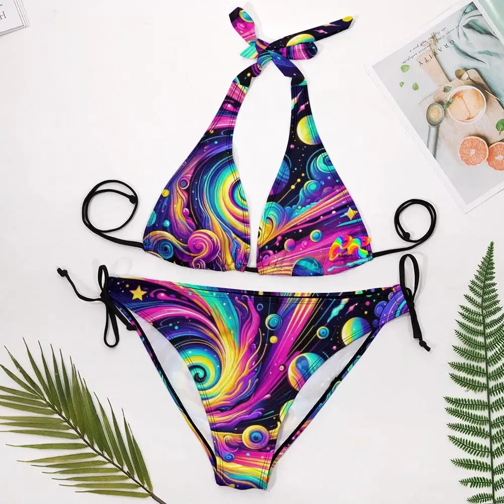 Cosmic Dance Plus Size Rave Bikini