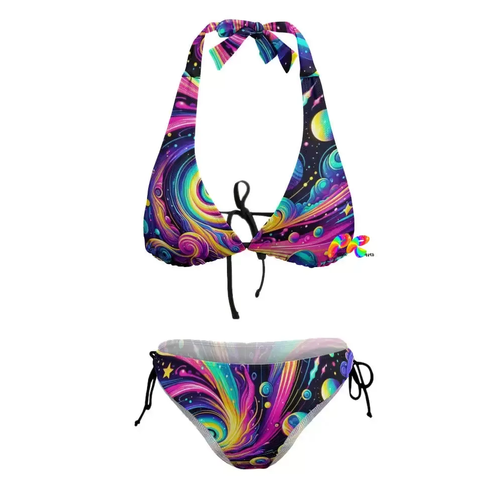 Cosmic Dance Plus Size Rave Bikini