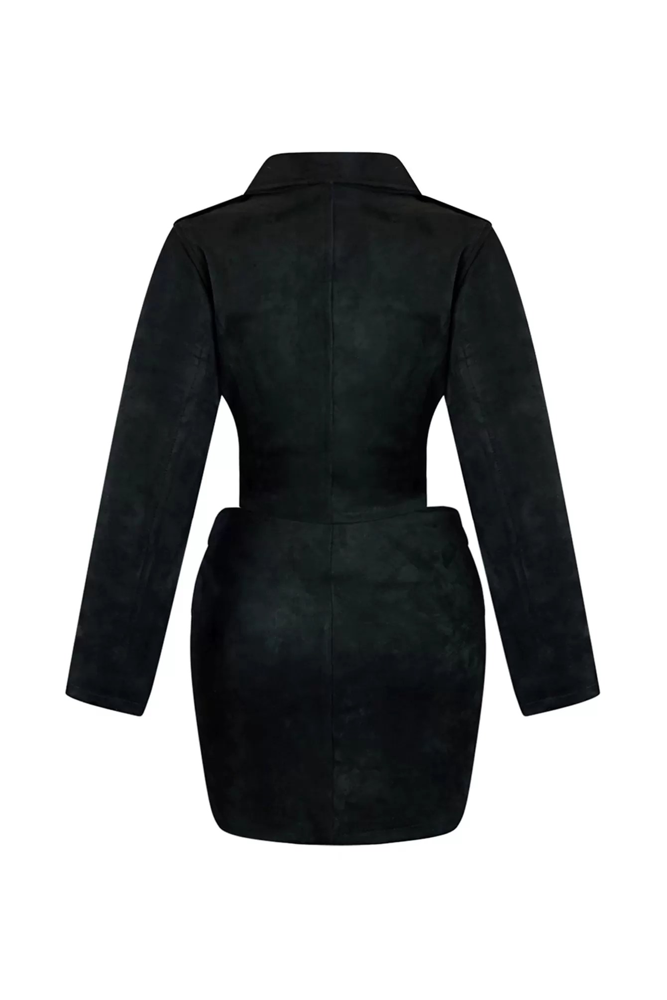 Crossing Me Micro Suede Jacket & Skirt SET