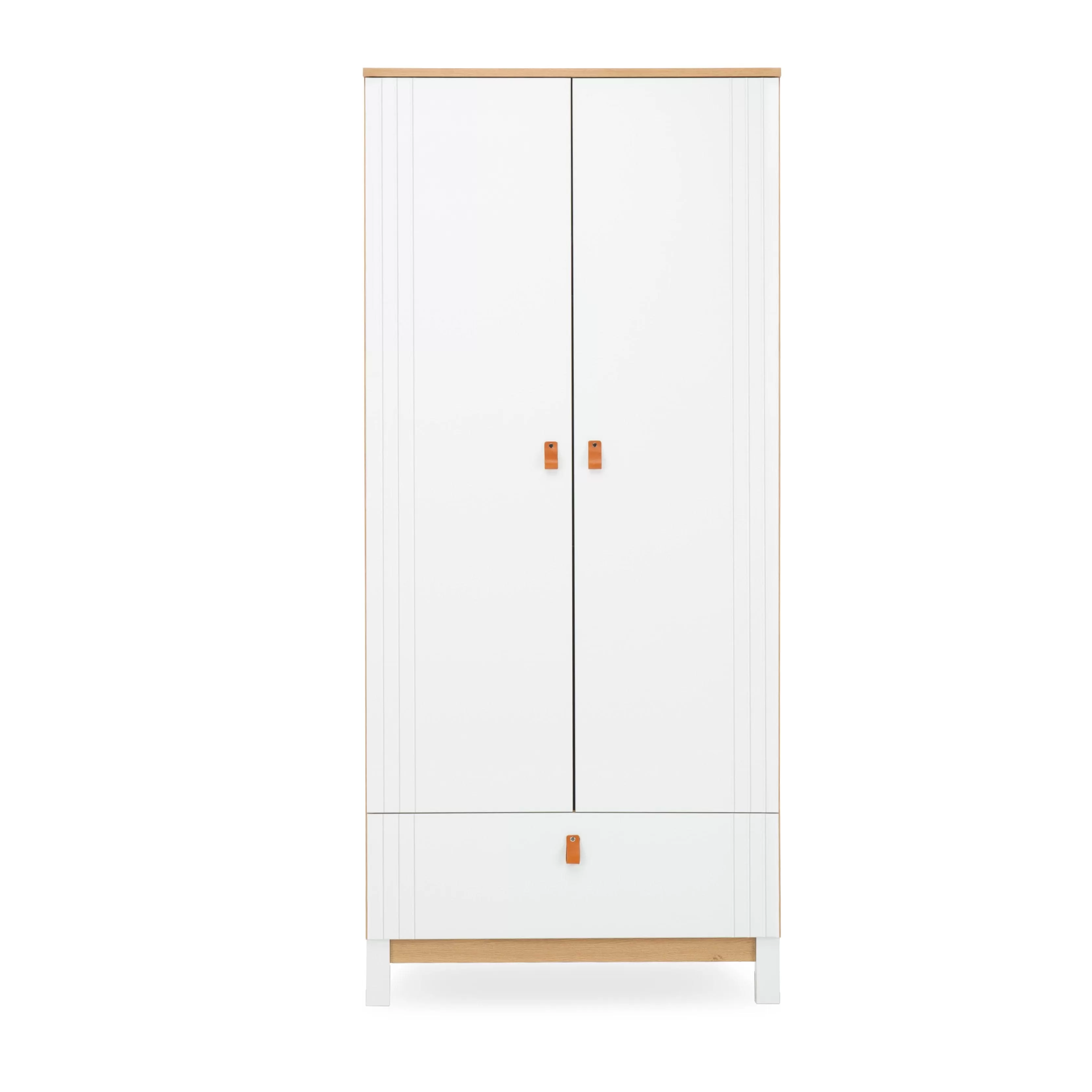 Cuddleco Rafi Wardrobe - Oak/White