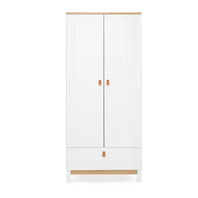 Cuddleco Rafi Wardrobe - Oak/White