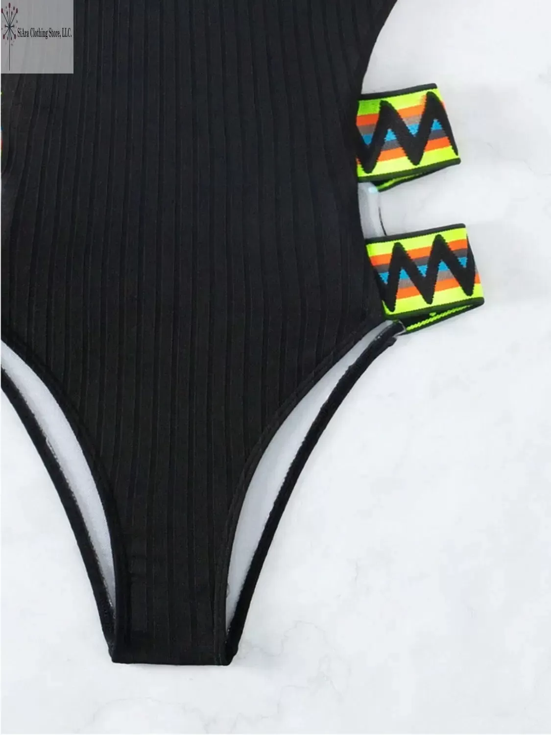 Cutout Swimwear Wide Strap