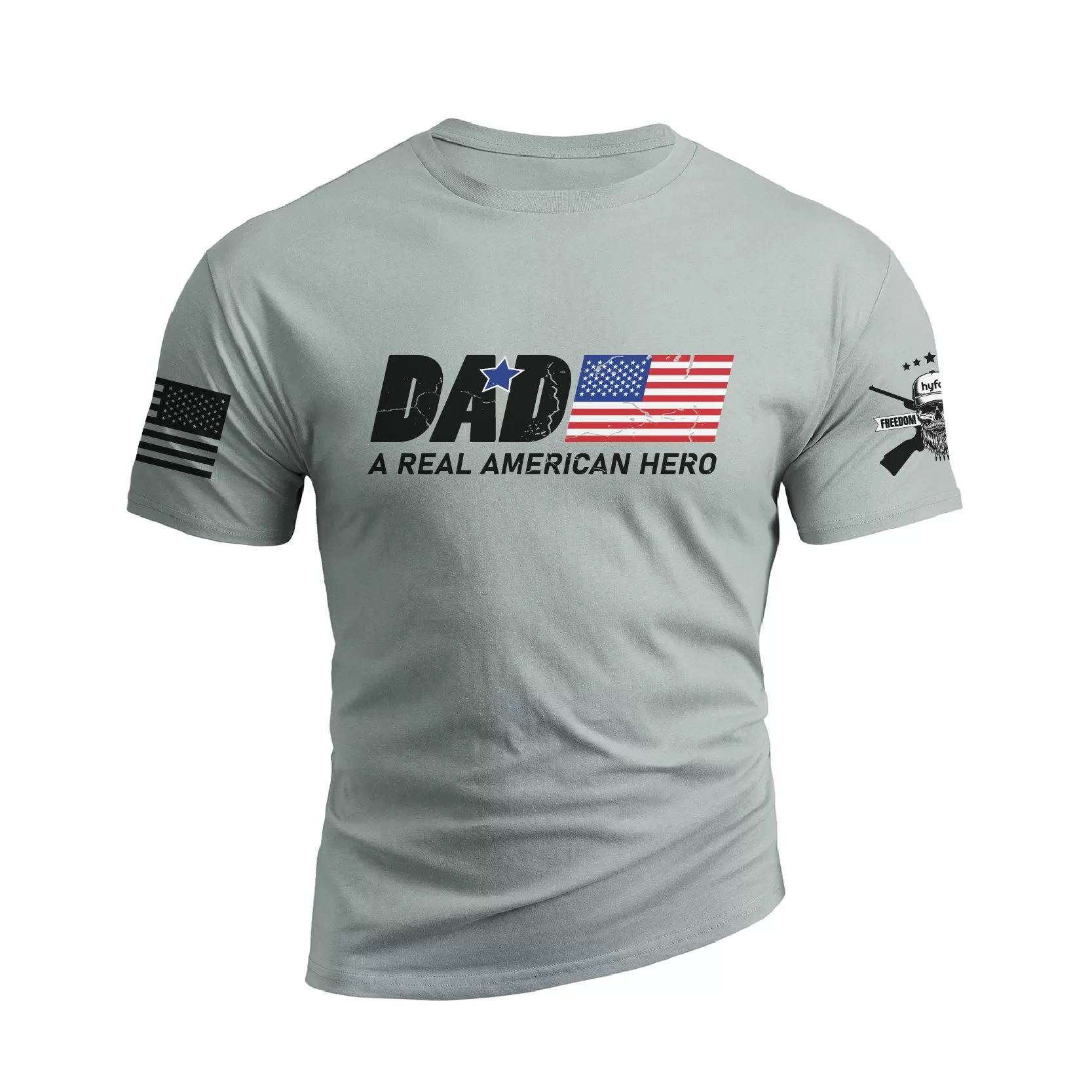 DAD A REAL AMERICAN HERO GRAPHIC TEE