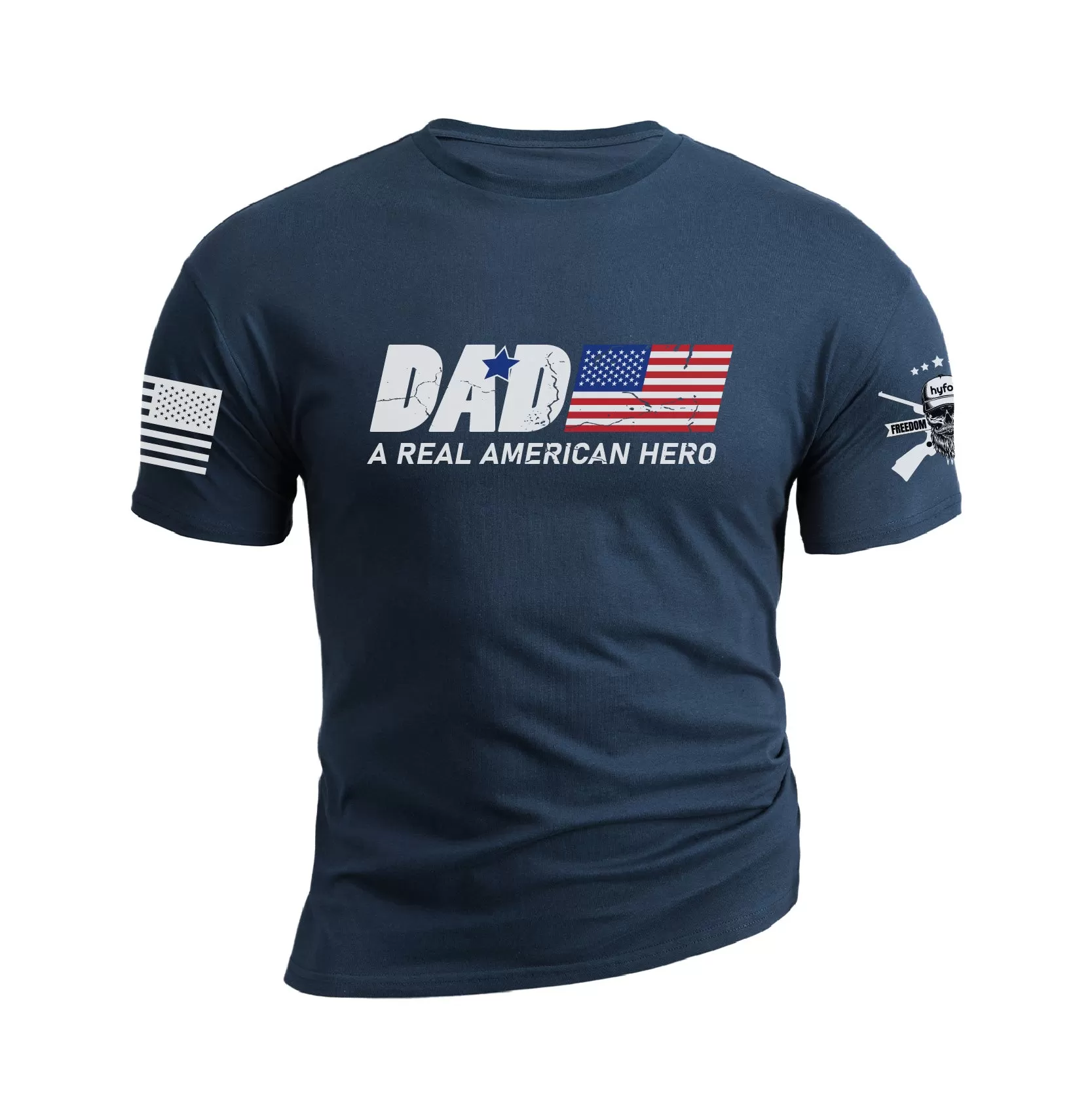 DAD A REAL AMERICAN HERO GRAPHIC TEE