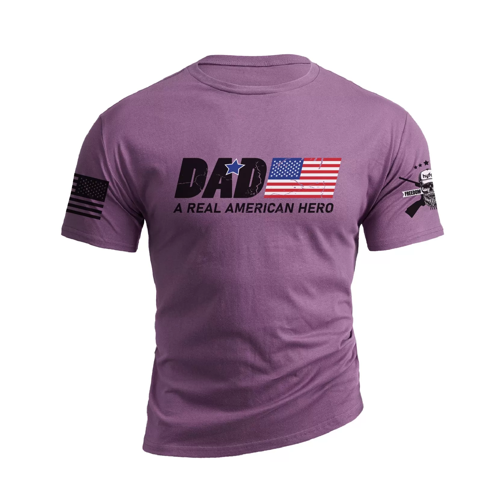 DAD A REAL AMERICAN HERO GRAPHIC TEE