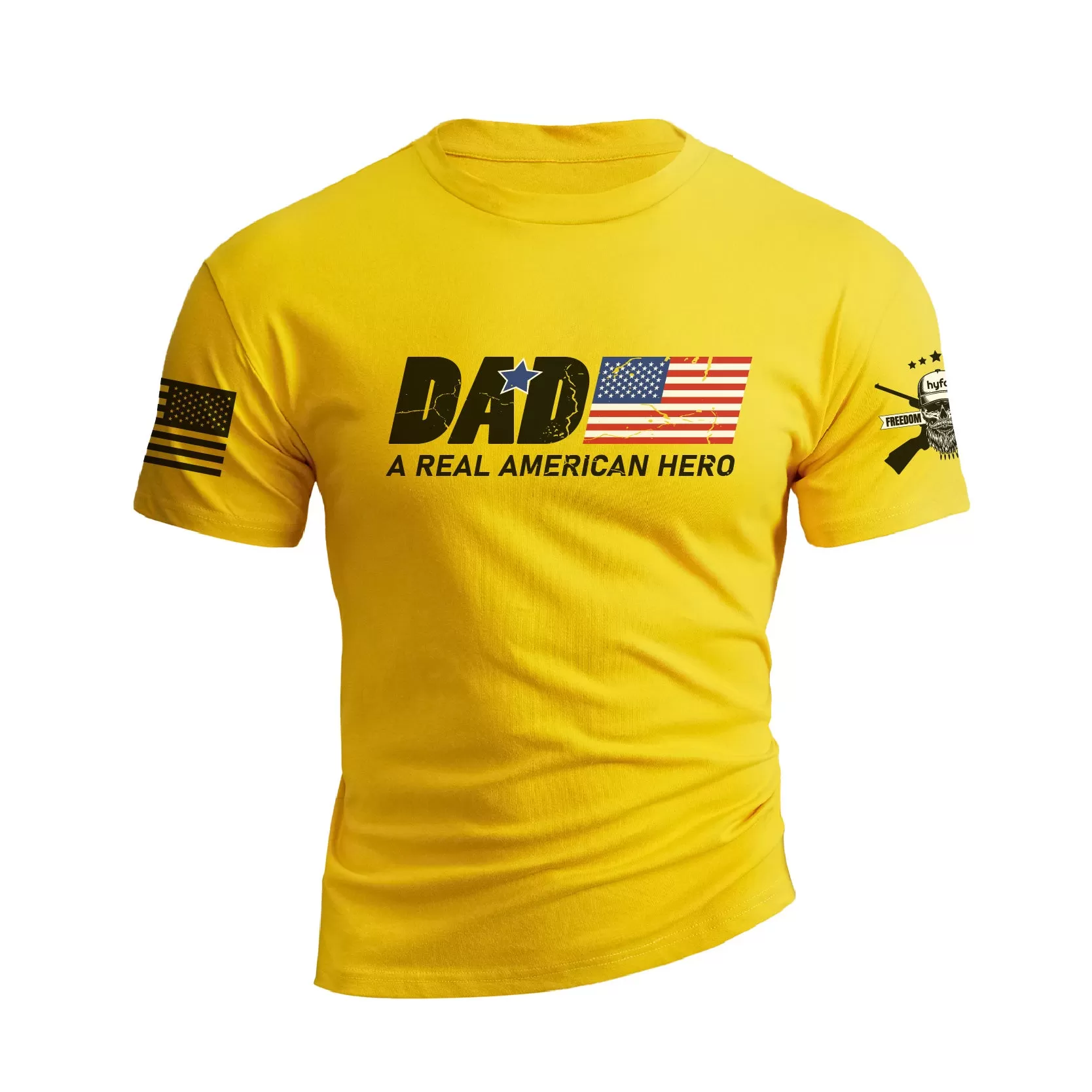 DAD A REAL AMERICAN HERO GRAPHIC TEE