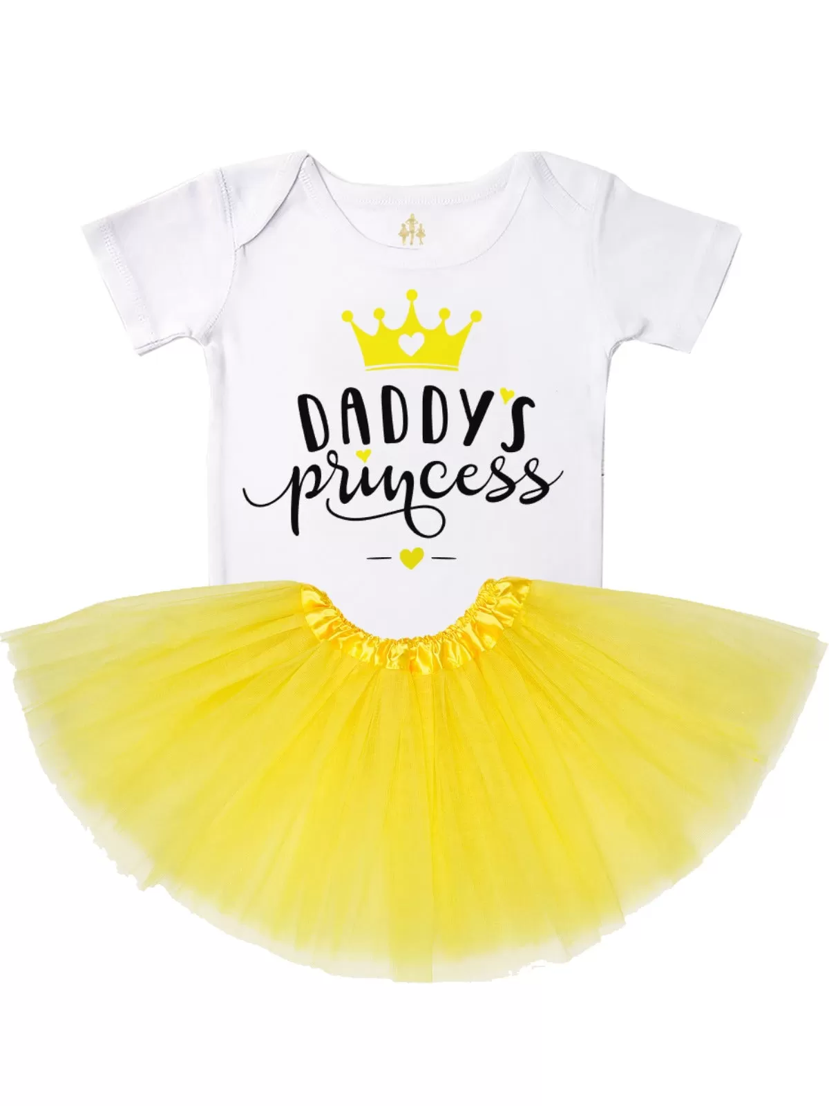 Daddy's Princess Tutut Outfit - Yellow