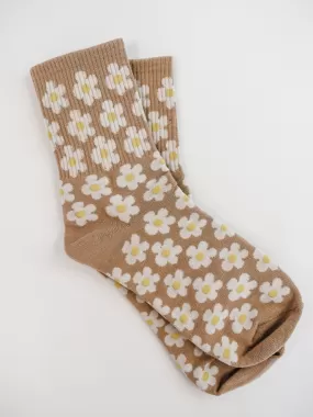 Daisy Print Casual Socks