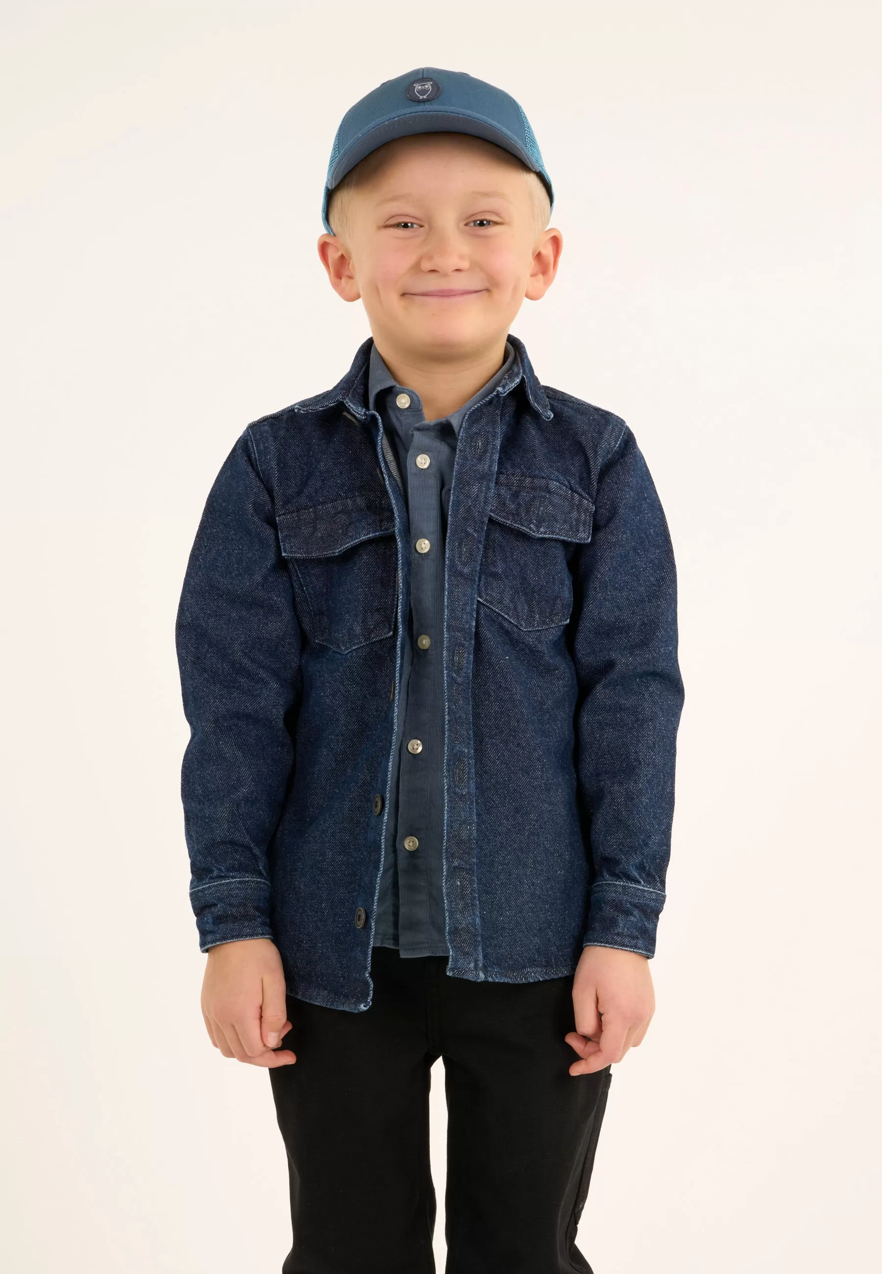 Denim overshirt REBORN™ - Classic indigo